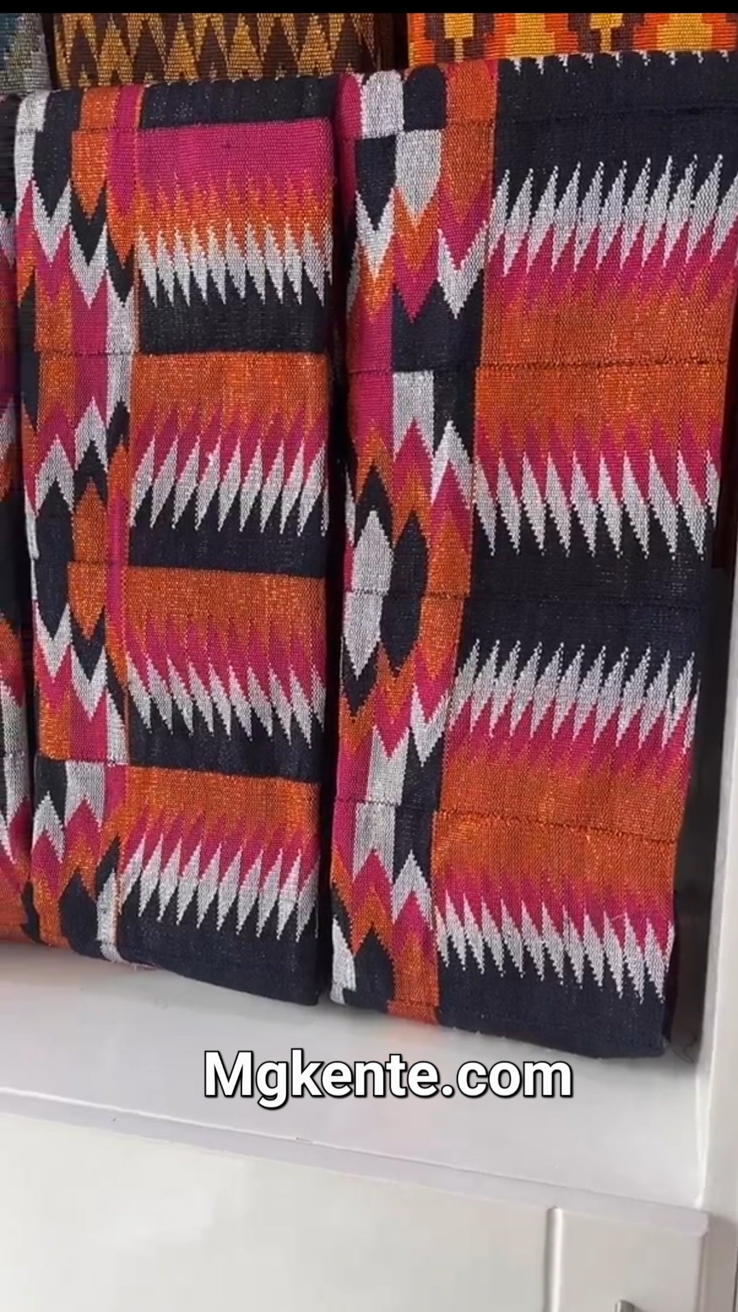 Authentic Hand Weaved Kente Cloth A2546