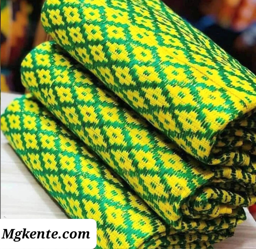 Authentic Hand Weaved Kente Cloth A2524