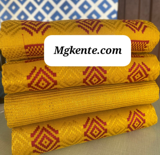Authentic Hand Weaved Kente Cloth A2541