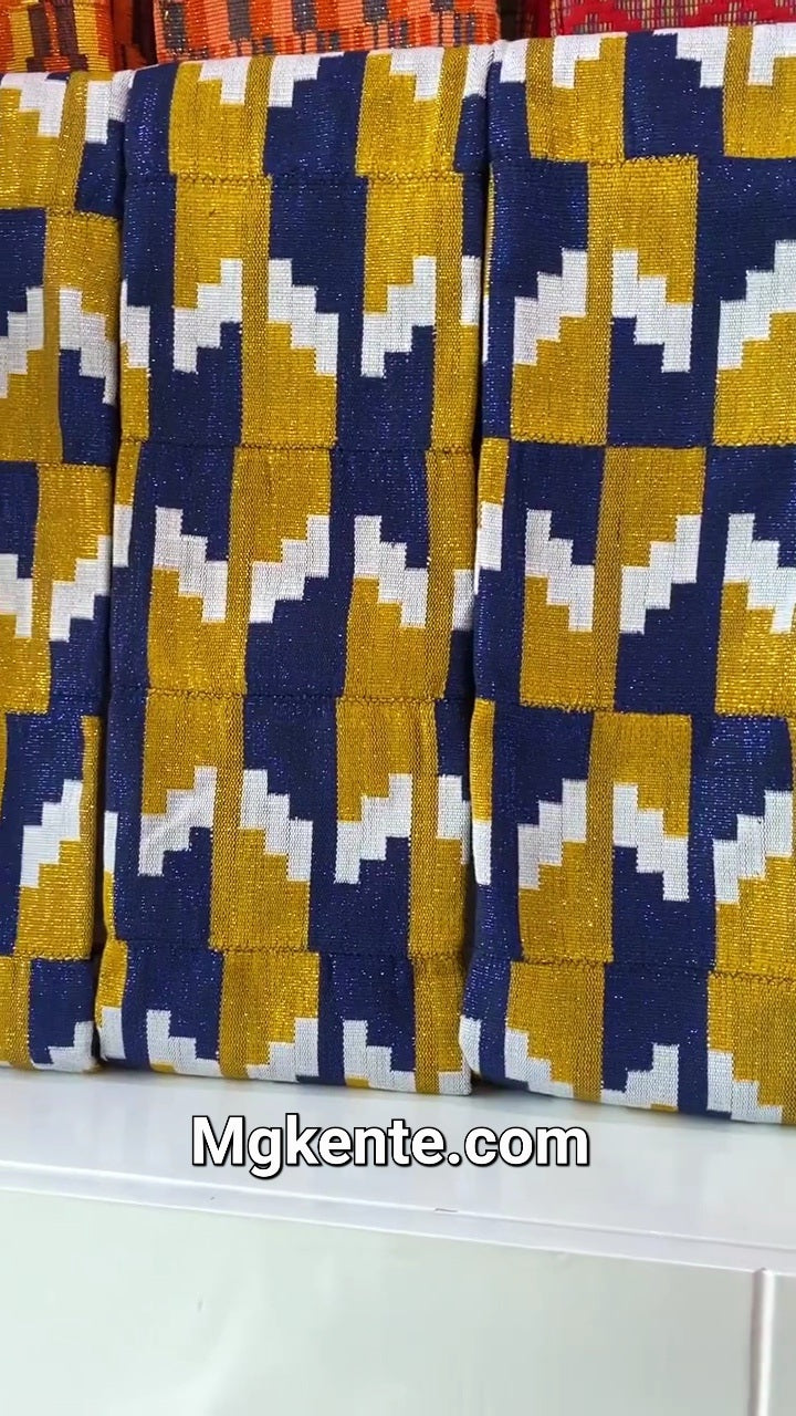 Authentic Hand Weaved Kente Cloth A2617