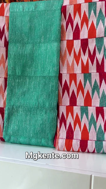 Authentic Hand Weaved Kente Cloth A2615