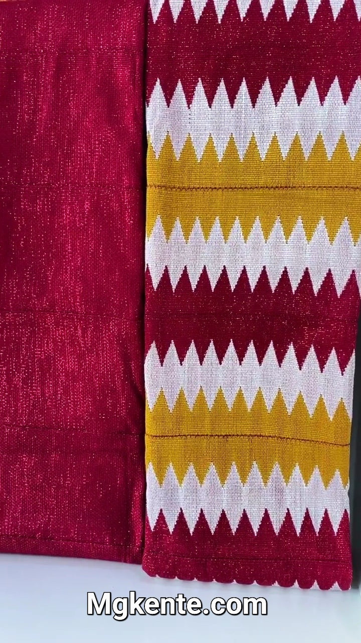 Authentic Hand Weaved Kente Cloth A2613