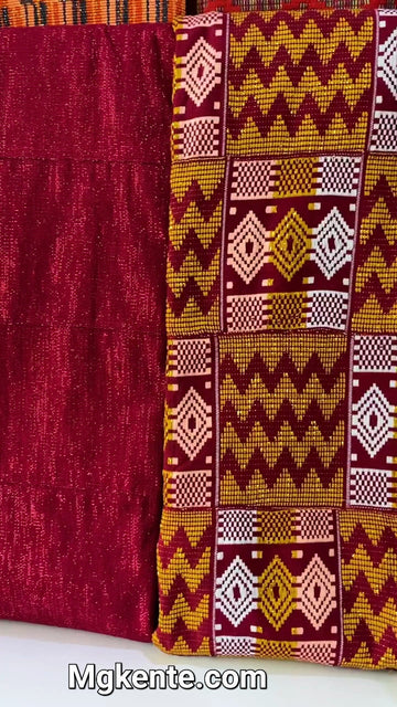 Authentic Hand Weaved Kente Cloth A2612