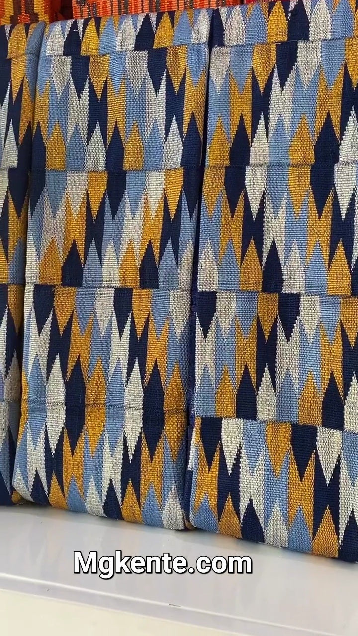 Authentic Hand Weaved Kente Cloth A2611