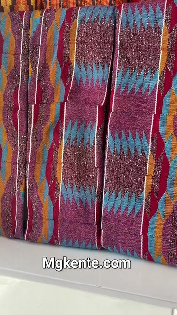Authentic Hand Weaved Kente Cloth A2601