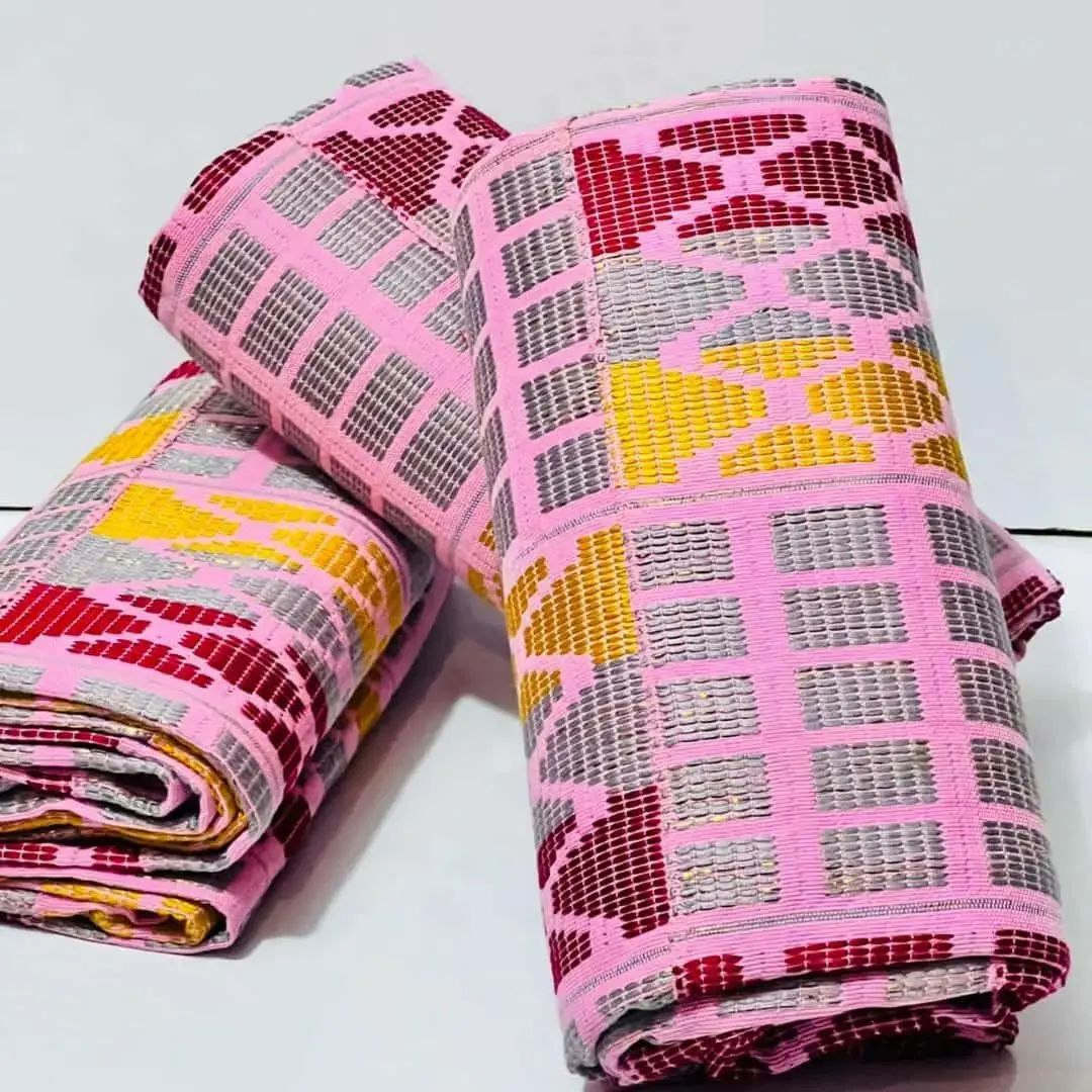 Authentic Hand Weaved Kente Cloth A3005