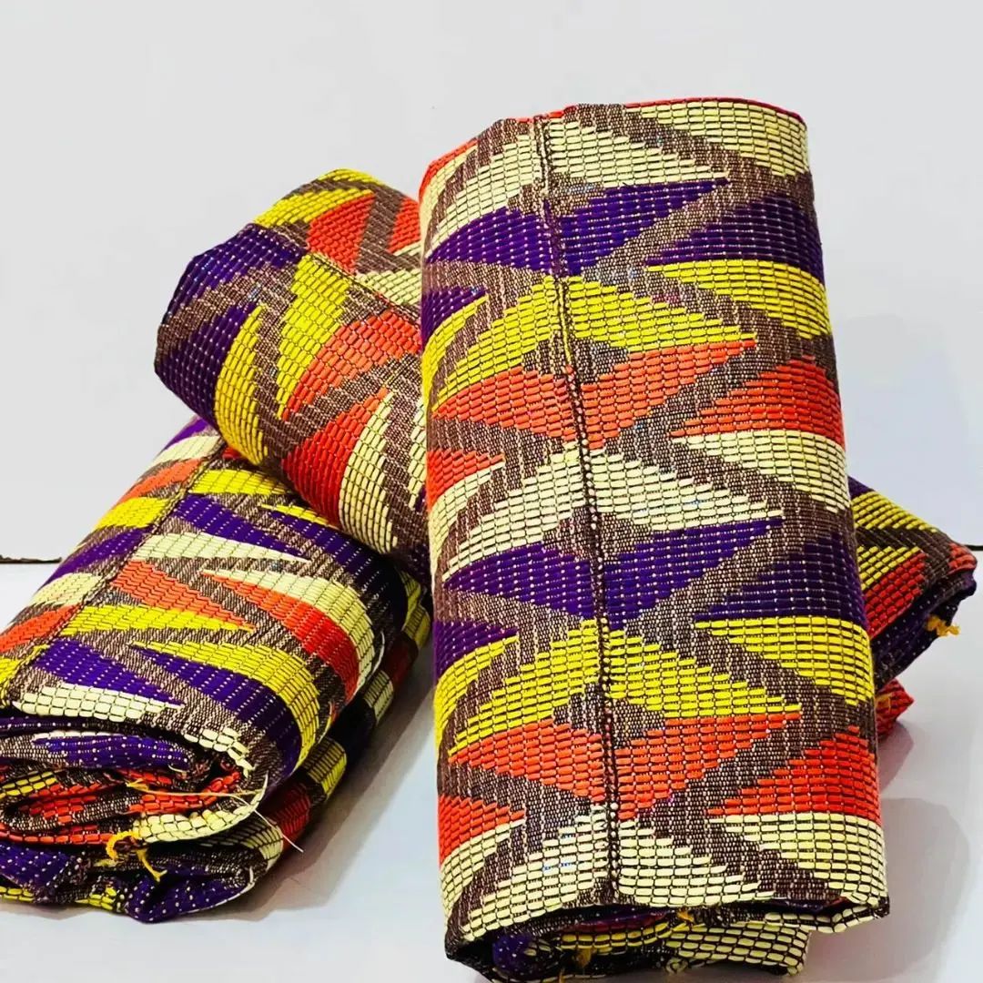 Authentic Hand Weaved Kente Cloth A3004