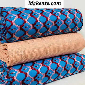 Authentic Hand Weaved Kente Cloth A2333